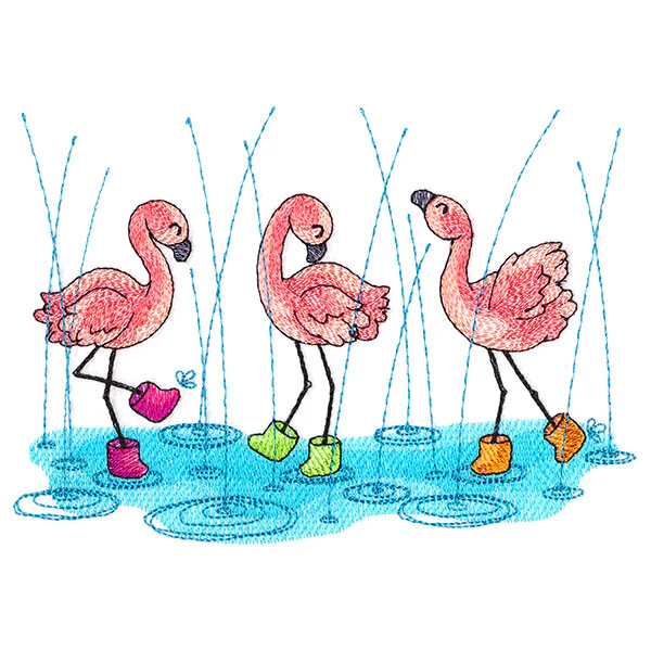 Splish Splash Flamingos - Image 5