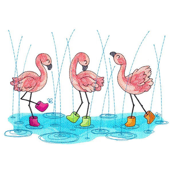 Splish Splash Flamingos - Image 7