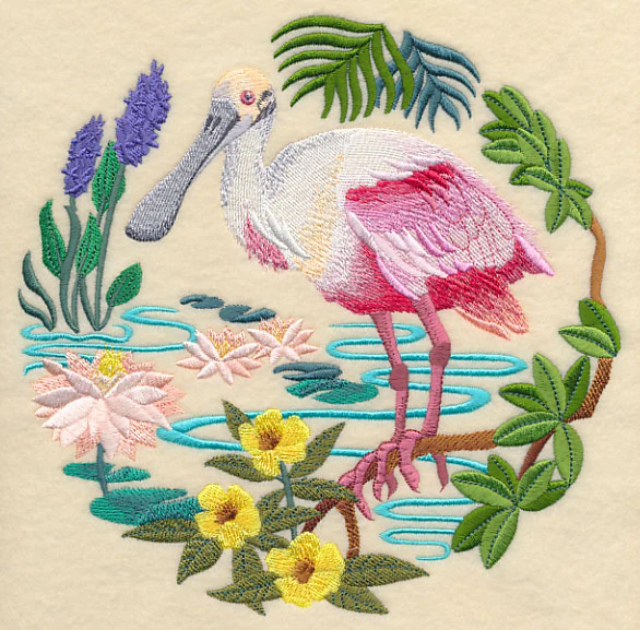 Spoonbill Scene - Image 2
