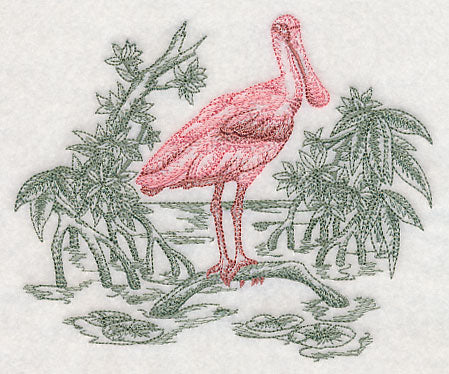 Spoonbill Scene (Toile) - Image 4
