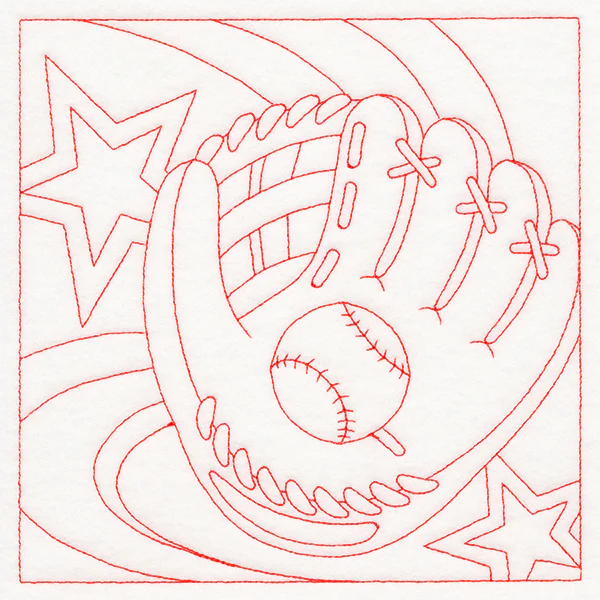 Sports Quilting - Baseball (Double Run) - Image 2