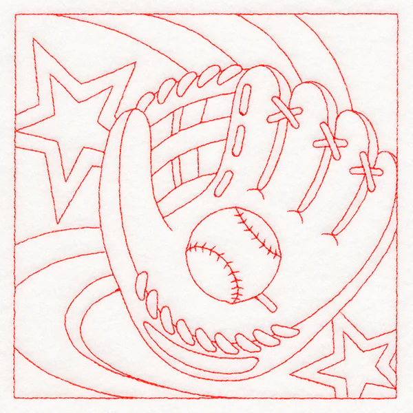 Sports Quilting - Baseball (Double Run) - Image 3