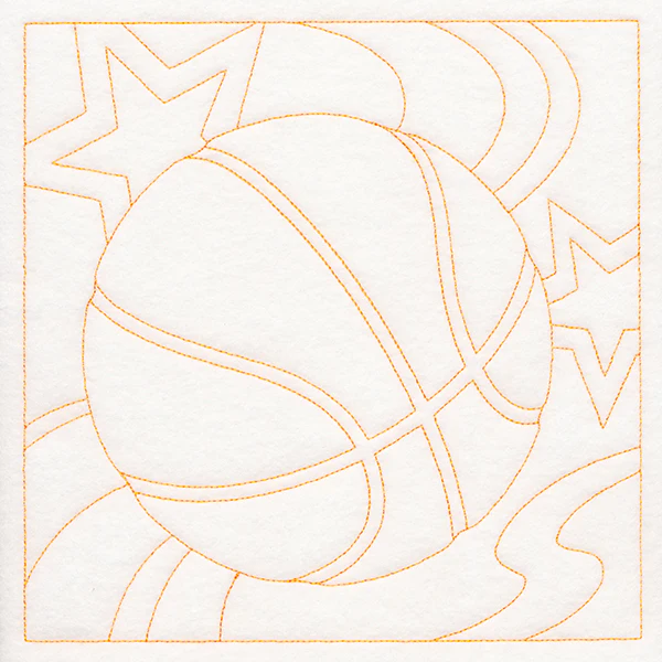 Sports Quilting - Basketball (Double Run) - Image 6