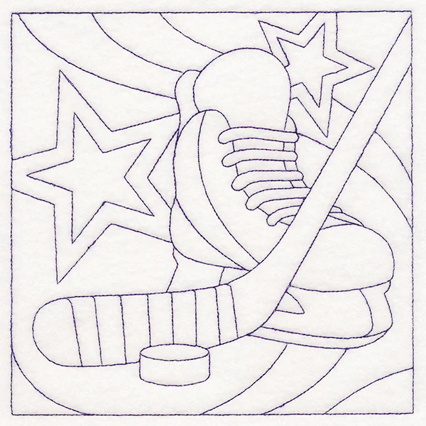 Sports Quilting - Hockey (Double Run) - Image 2