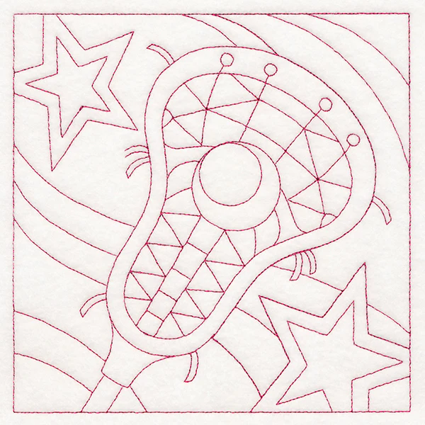 Sports Quilting - Lacrosse (Double Run) - Image 2