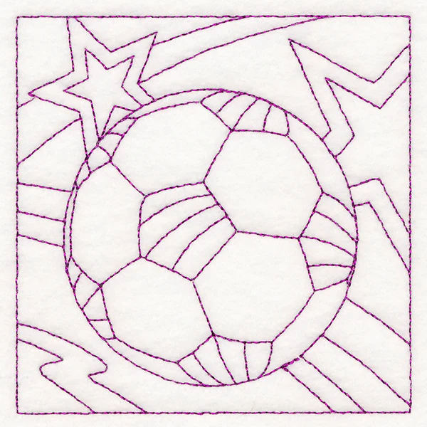 Sports Quilting - Soccer (Double Run) - Image 5