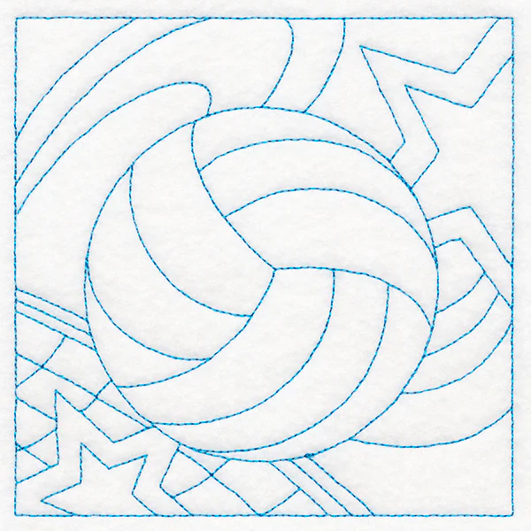 Sports Quilting - Volleyball (Double Run) - Image 4