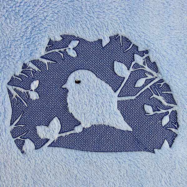 Spring Bird Silhouette (Embossed) - Image 4