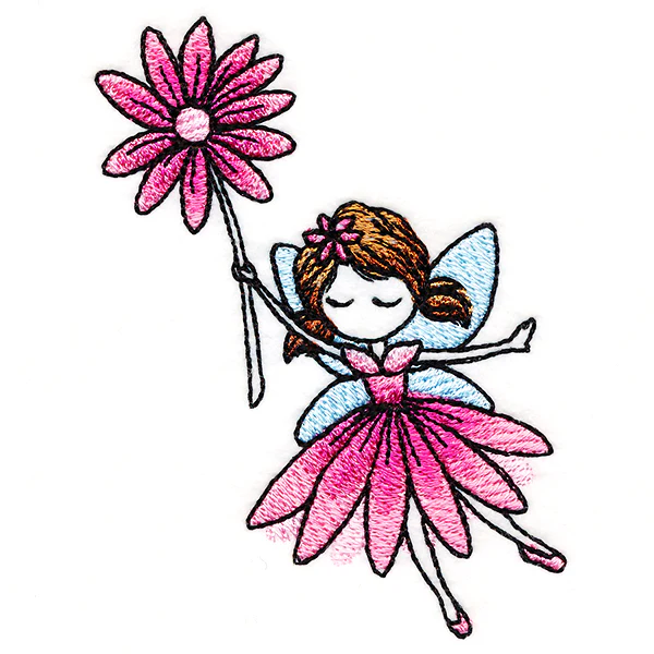 Spring Breeze Fairy with Aster - Image 3