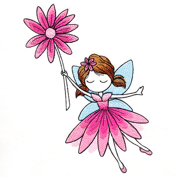 Spring Breeze Fairy with Aster - Image 4