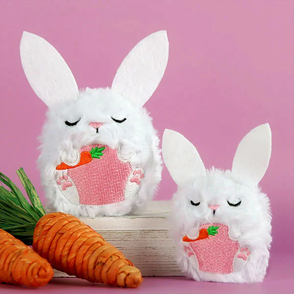 Spring Bunny Ornament (In-the-Hoop) - Image 5