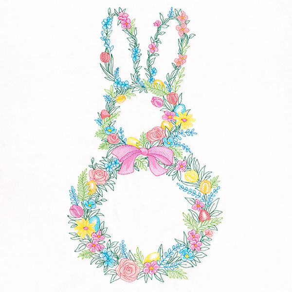 Spring Bunny Wreath