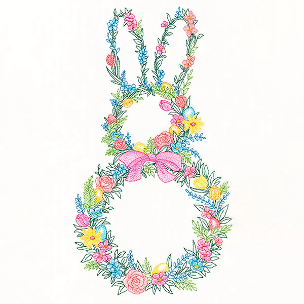 Spring Bunny Wreath - Image 3
