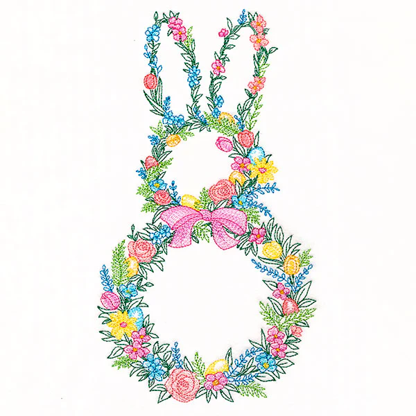 Spring Bunny Wreath - Image 5
