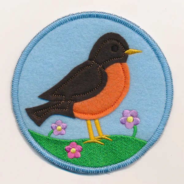 Spring Coaster - Robin (In-the-Hoop) - Image 3