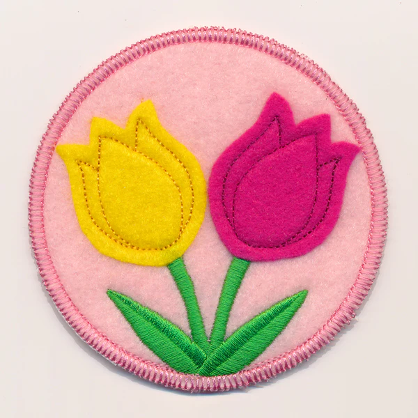Spring Coaster - Tulips (In-the-Hoop) - Image 2
