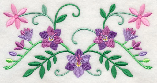 Spring Flower Bouquet Border - Image 2