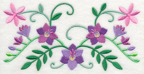 Spring Flower Bouquet Border - Image 6