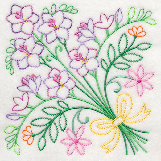 Spring Flower Bouquet (Vintage) - Image 2