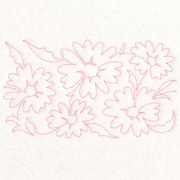 Spring Flowers - Daisies (Edge-to-Edge Quilting) - Image 4