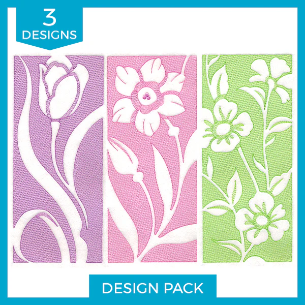 Spring Flowers (Embossed) Design Pack - Image 3