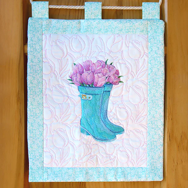 Spring Flowers - Tulips (Edge-to-Edge Quilting) - Image 4