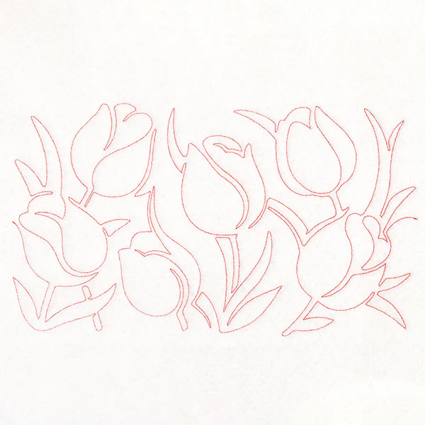 Spring Flowers - Tulips (Edge-to-Edge Quilting) - Image 9