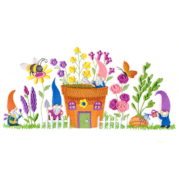 Spring Has Sprung Gnome Border - Image 5