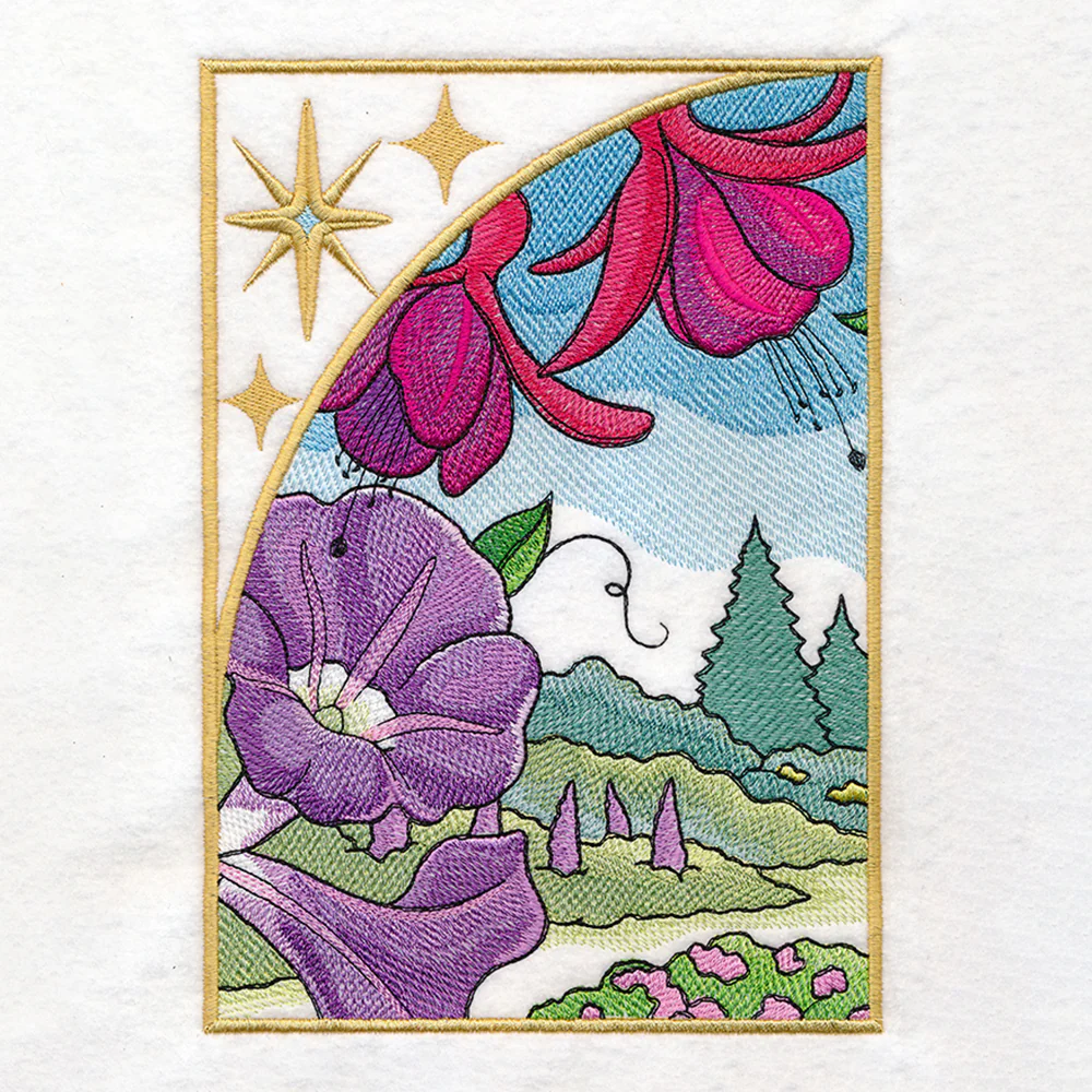 Spring Hummingbirds Panel Scene - Image 3