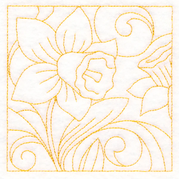 Spring Quilting - Daffodil (Double Run) - Image 13
