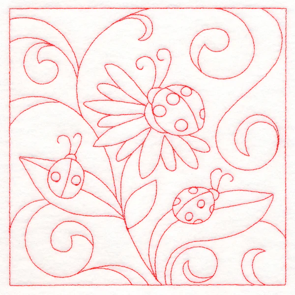 Spring Quilting - Ladybugs (Double Run) - Image 7