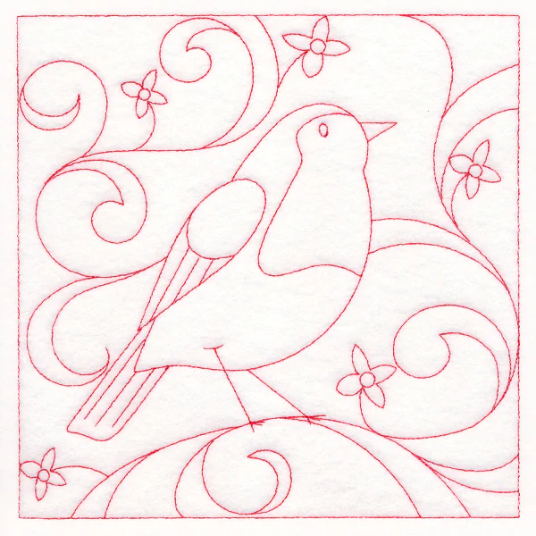 Spring Quilting - Robin (Double Run)