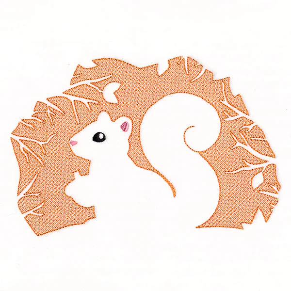 Spring Squirrel Silhouette (Embossed) - Image 5