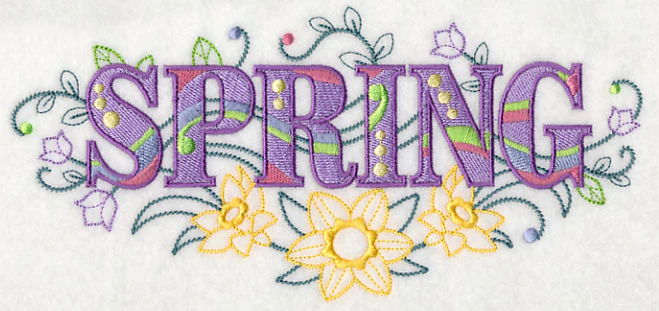 Spring with Vintage Flower Fade - Image 2