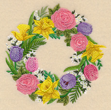 Spring Wreath of Blooms - Image 3