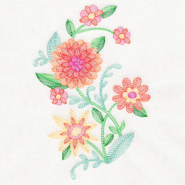Springing Gardens Flower Spray - Image 4