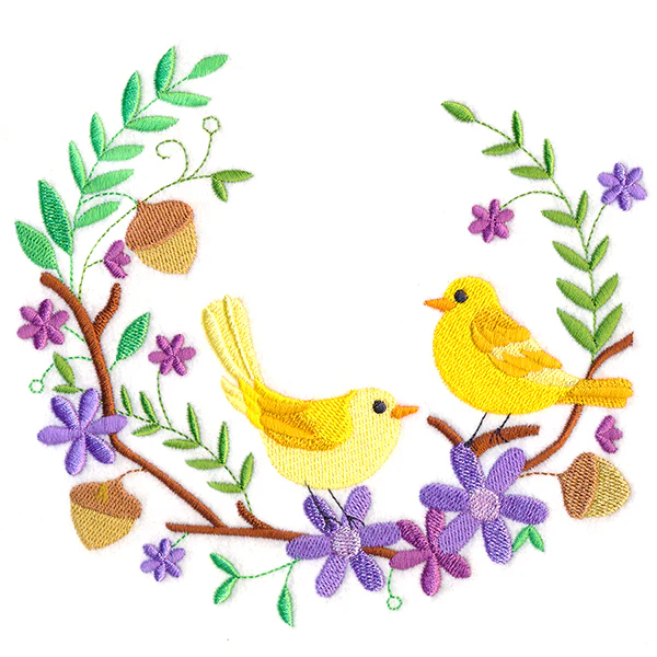 Springtime Birdies Wreath - Image 5