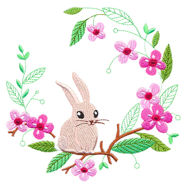 Springtime Bunny Wreath - Image 3