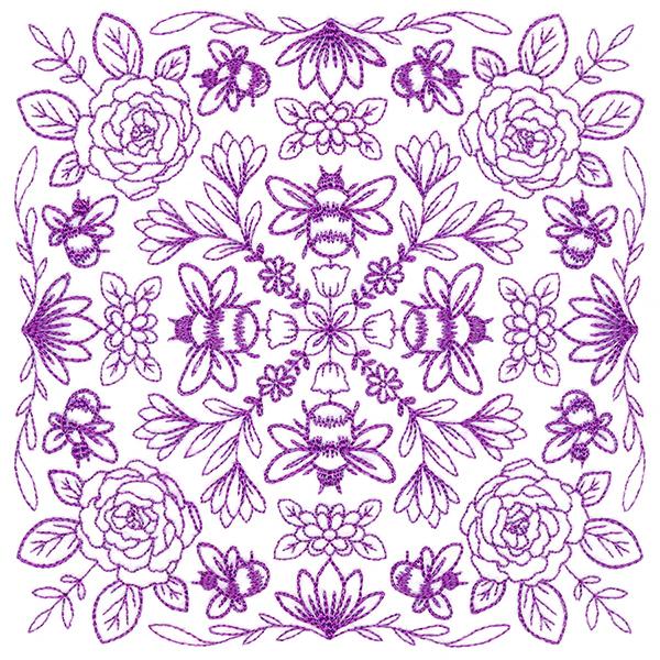 Springtime Charms Kaleidoscope Square 2 - Image 5