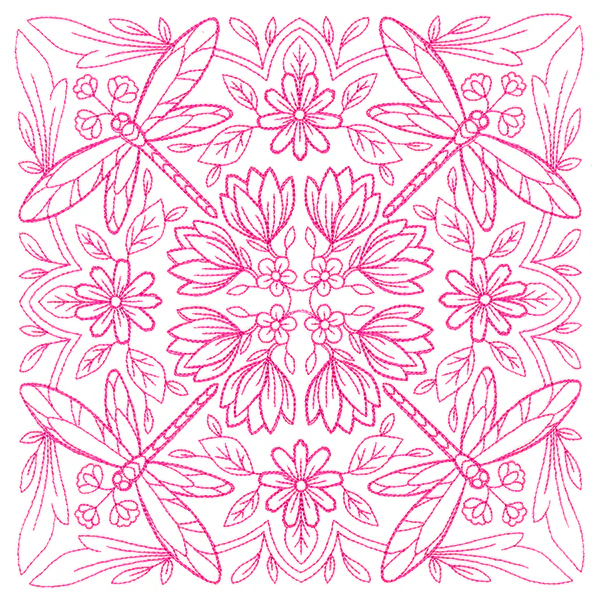 Springtime Charms Kaleidoscope Square 4