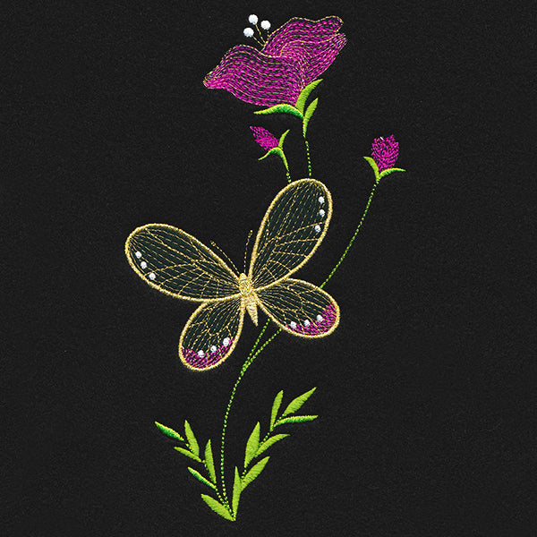 Springtime Treasures - Sweet Pea and Butterfly - Image 3