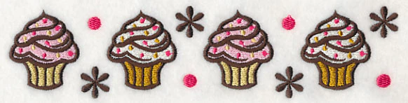 Sprinkle Cupcakes Border - Image 3