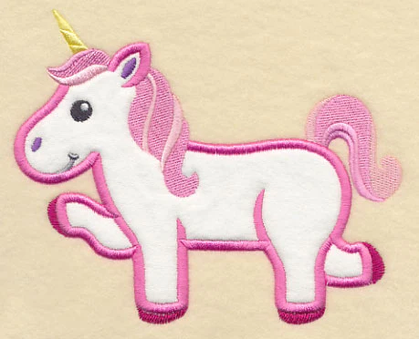 Spunky Unicorn (Applique) - Image 3