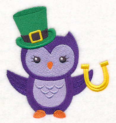 St. Patrick's Day Owl with Hat - Image 3