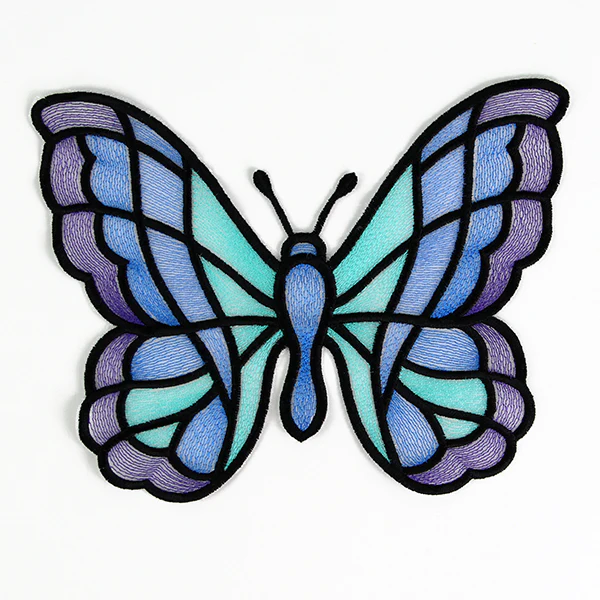 Stained Glass Butterfly 1 (Organza) - Image 11