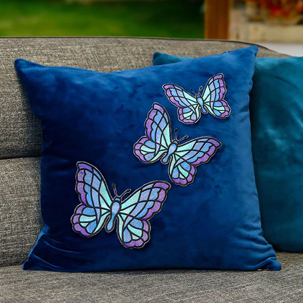 Stained Glass Butterfly 1 (Organza) - Image 5