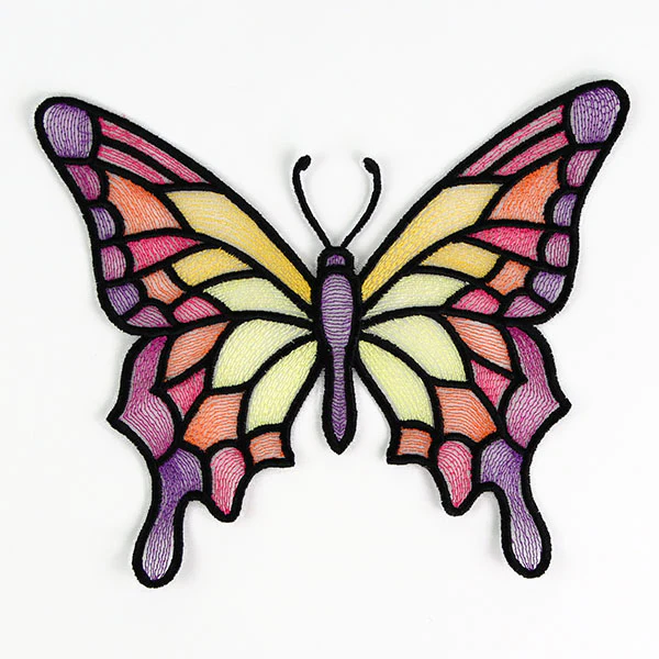 Stained Glass Butterfly 2 (Organza) - Image 3