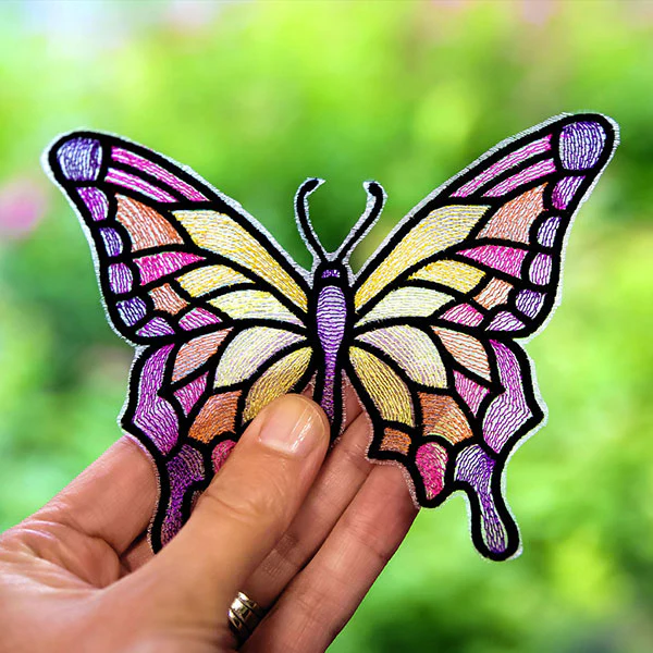 Stained Glass Butterfly 2 (Organza) - Image 4