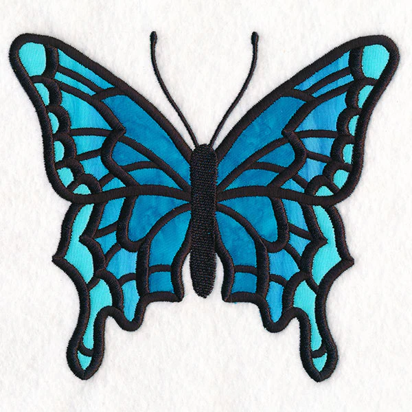 Stained Glass Butterfly (Applique) - Image 3
