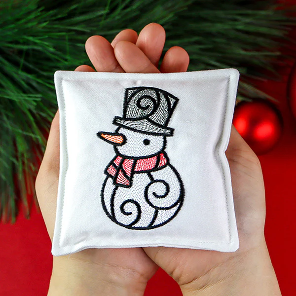 Stained Glass Christmas Accents - Snowman - Image 2